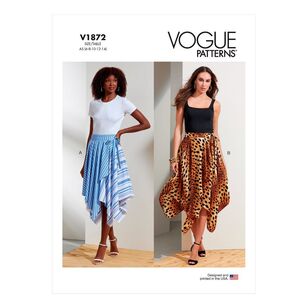 Vogue Sewing Pattern V1872 Misses' Skirts