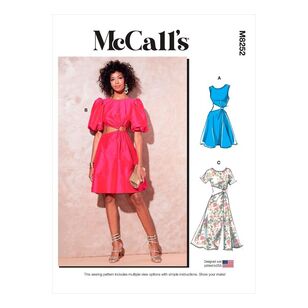McCall's Sewing Pattern M8252 Misses' Dresses