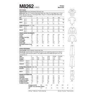McCall's Sewing Pattern M8262 Men's Pyjamas