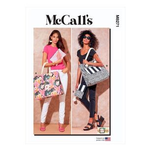 McCall's Sewing Pattern M8271 Totes & Pouches One Size
