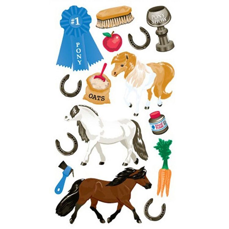 American Crafts Pony Show Stickers