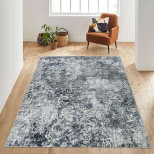 KOO Azmi Otis Patterned Floor Rug Teal 160 x 230 cm