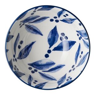 Casa Domani Leccino Bowl Blue & White 10 cm