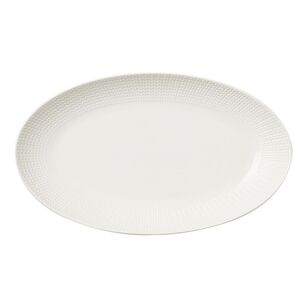 Casa Domani Corallo Oval Platter White 38 x 22 cm