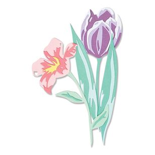 Sizzix Thinlits By Lisa Jones Spring Flowers 11 Pack Spring Flowers