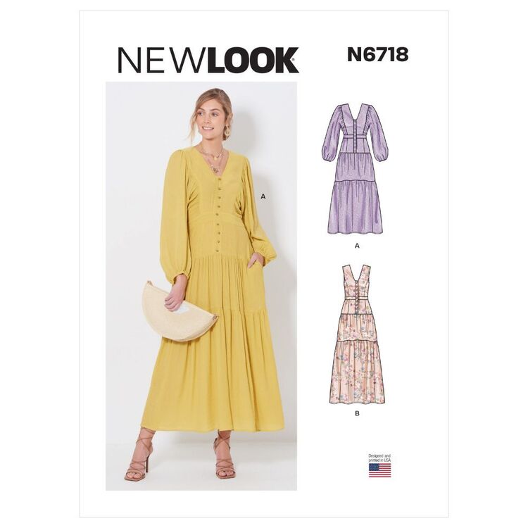 New Look Sewing Pattern N6718 Misses' Dresses