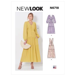 New Look Sewing Pattern N6718 Misses' Dresses 8 - 20