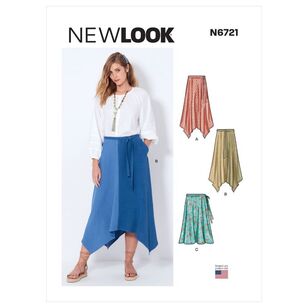 Pattern N6717 Tutorial New Look Sewing Pattern N6721 Misses' Skirts
