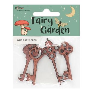 Ribtex Fairy Garden Wood Keys Natural
