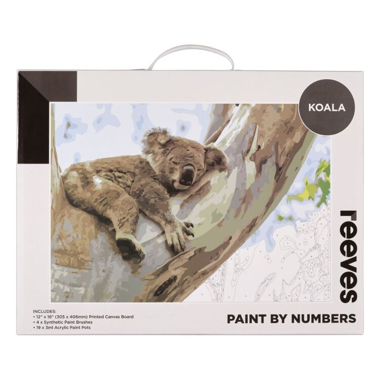 Reeves Koala Paint By Numbers Kit Koala Reeves Koala Paint By Numbers Kit Koala