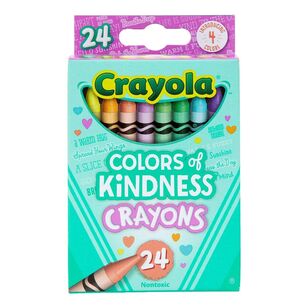 Crayola Colours Of Kindness Crayons 24 Pack Multicoloured