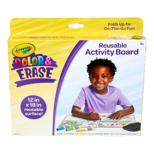 Crayola Colour & Erase Reusable Activity Board Multicoloured