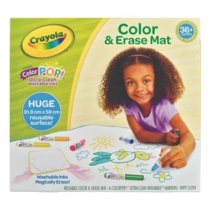 Crayola Colour & Erase Mat Set Multicoloured