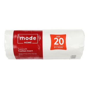 Mode Home Cushion Size 20 Insert White 51 x 51 cm