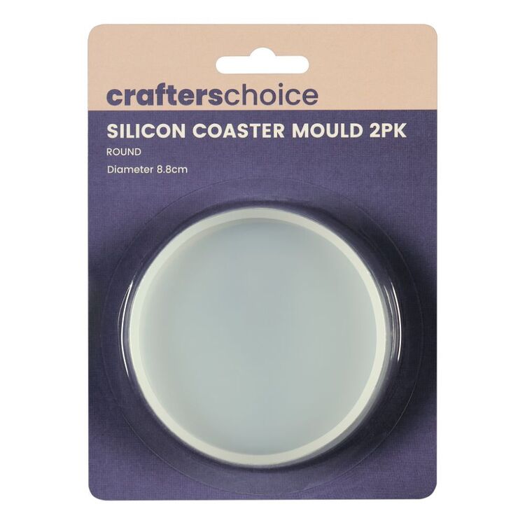 Crafter's Choice Resin Round Coaster Mould 2 Pack
