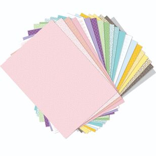 Sizzix Surfacez Colour Story Patterned Paper 80 Pack Multicoloured A4