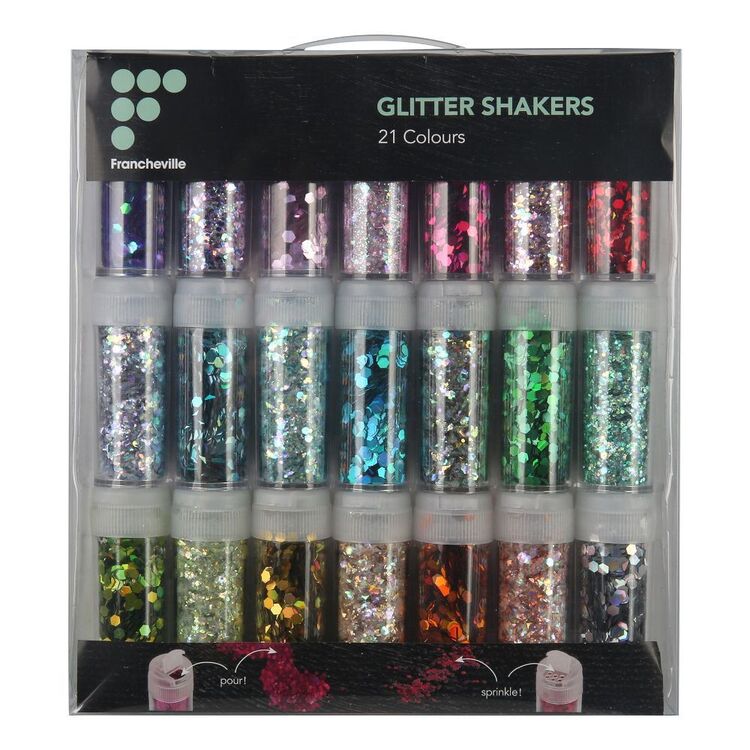 Francheville Glitter Shakers 21 Pack