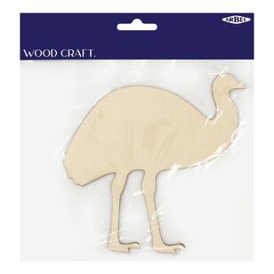 Arbee Wooden Australian Animals Emu Natural