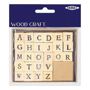 Arbee Alphabet Stamps Natural