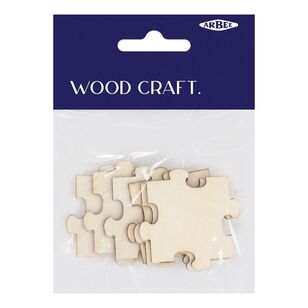 Arbee Wooden Puzzle Pieces Natural
