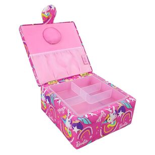 Barbie Square Sewing Basket Hot Pink 11 x 19 x 19.5 cm