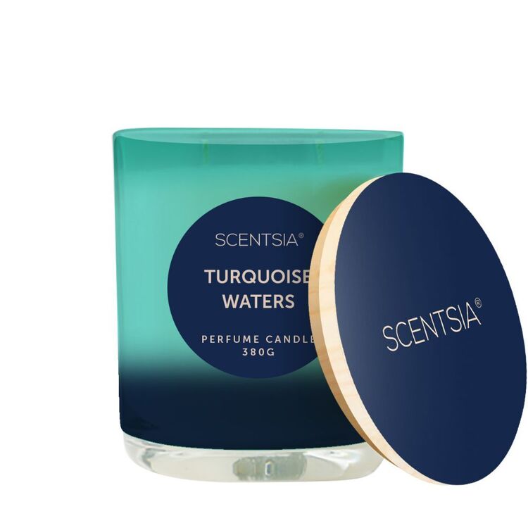 Scentsia Serene Haven Turquoise Waters 380 g Candle