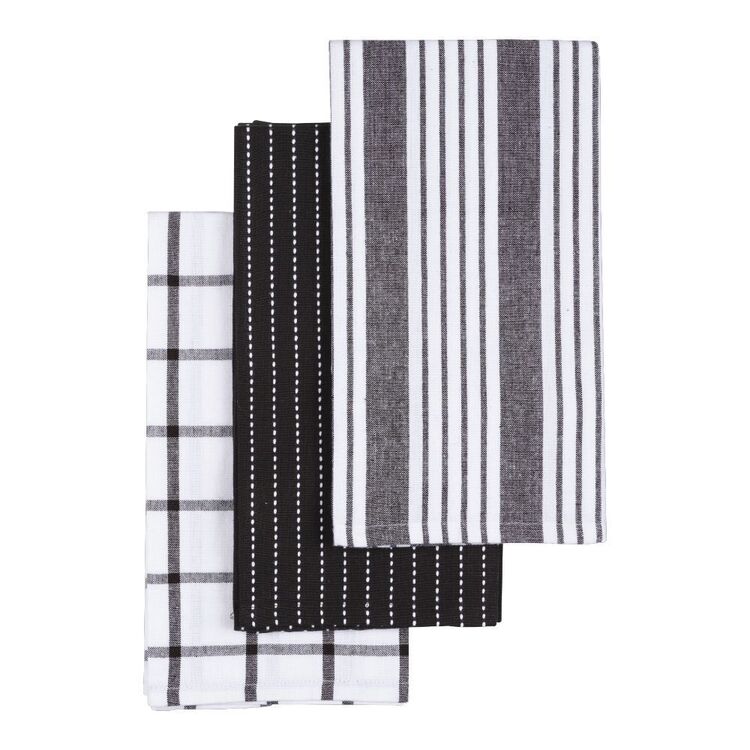 Culinary Co Stripe Tea Towel 3 Pack