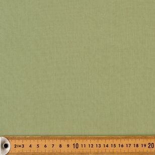 Plain 138 cm Organic Cotton Muslin Fabric Basil 138 cm