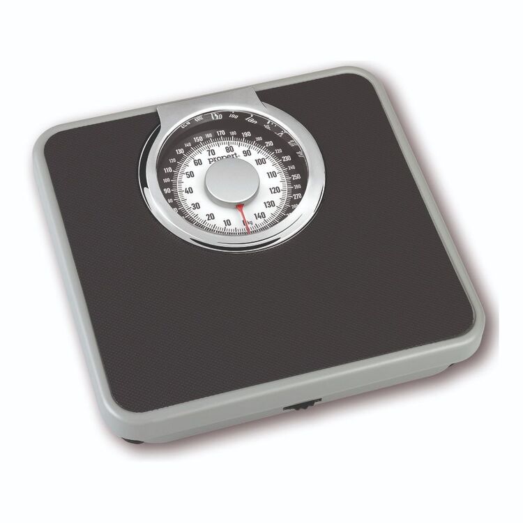 Propert Speedometer Dial Mechanical Bathroom Scale