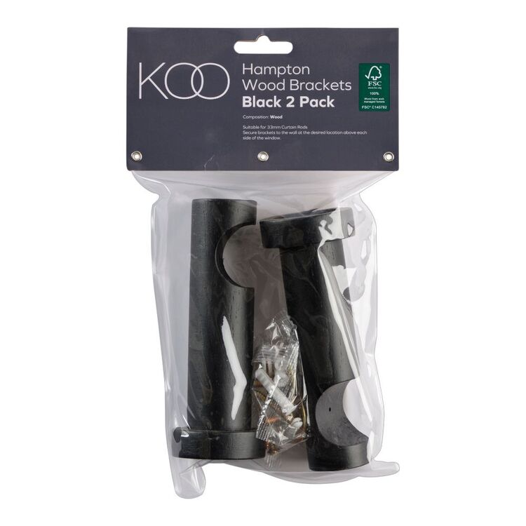 KOO 33 mm Hampton Single Bracket 2 Pack