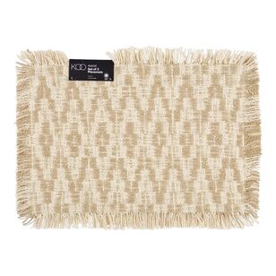 KOO Astrid Placemats 2 Pack Taupe 33 x 48 cm