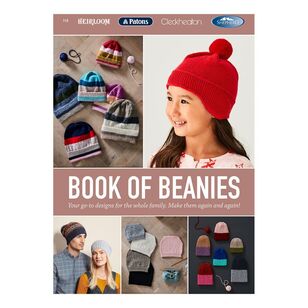 Book Of Beanies 114 Pattern Book Multicoloured