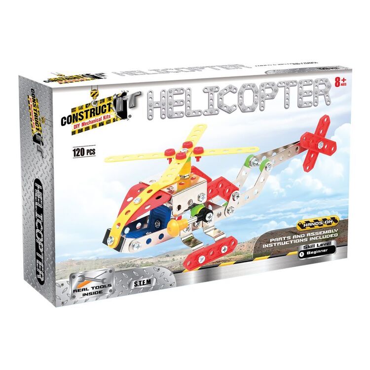 Construct-It Helicopter Multicoloured