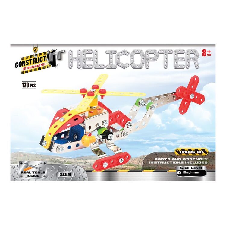 Construct-It Helicopter Multicoloured