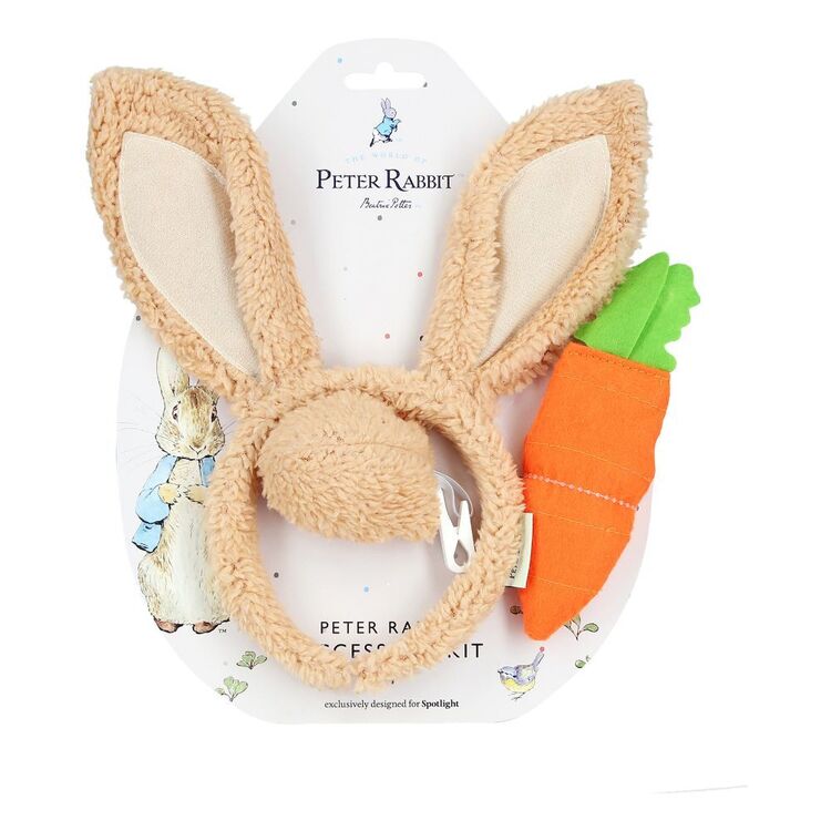 Peter Rabbit Kids Costume Accessories Kit BROWN