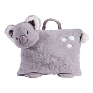Kids House Koala Pillow Blanket Grey One Size