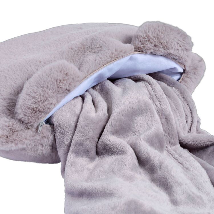 Kids House Koala Pillow Blanket Grey One Size