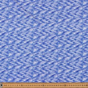 Space Dye Printed 150 cm Polyester Elastane Jersey Fabric Blue 150 cm
