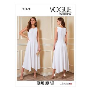 Vogue Sewing Pattern V1878 Misses' Dress by Tom & Linda Platt