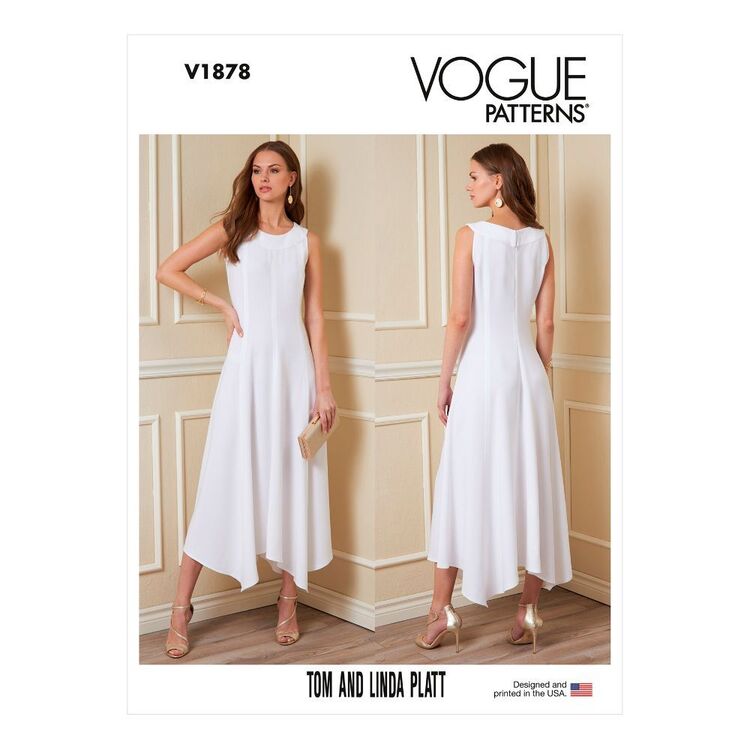 Vogue Sewing Pattern V1878 Misses' Dress by Tom & Linda Platt