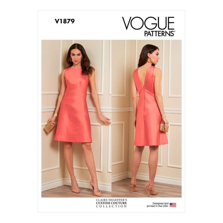 Vogue V1879 Misses' Dress by Claire Shaeffer Pattern