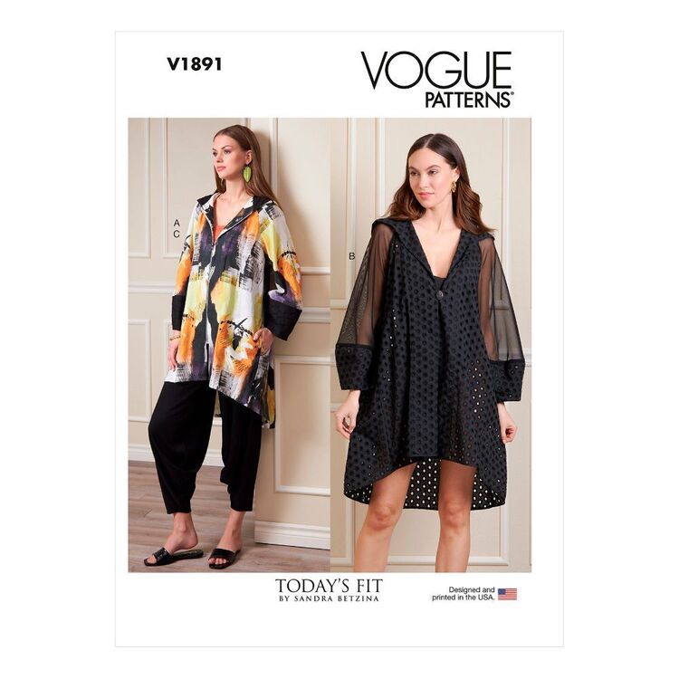 Vogue Sewing Pattern V1891 Misses' Jacket & Pants by Sandra Betzina
