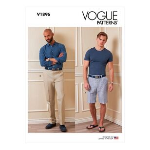 Vogue Sewing Pattern V1896 Men's Shorts & Pants