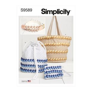Simplicity Sewing Pattern S9589 Fabric Chain & Embellished Accessories One Size