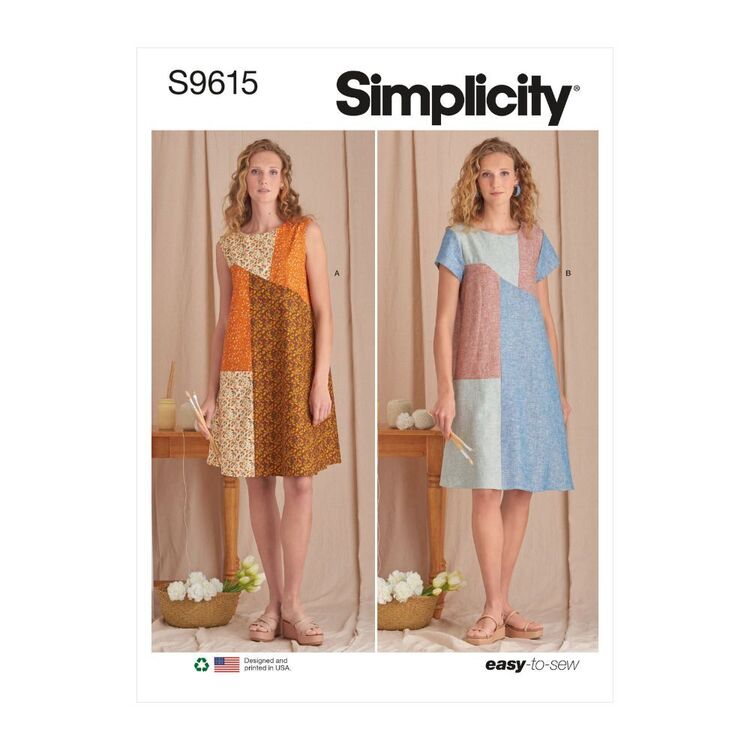 dress patterns simplicity S8874 | Sewing Pattern Misses'/Women's Easy-to-Sew Knit and instructions to create (1) gown with stomacher Simplicity US8594H5 Women's Crewneck and