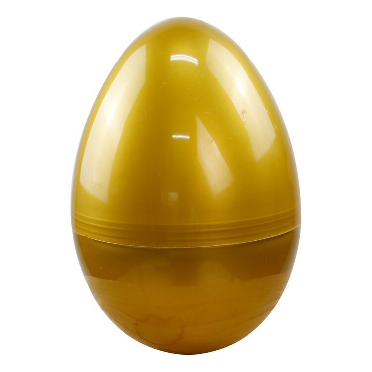 Happy Easter Giant Fillable Egg Gold 25 cm