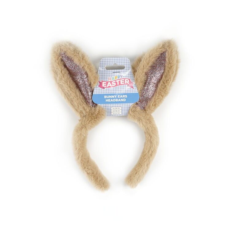 Happy Easter Plush & Glitter Bunny Ears