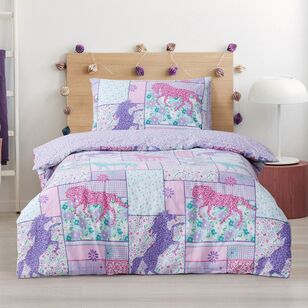 Kids House Mary Horse Quilt Cover Set Multicoloured