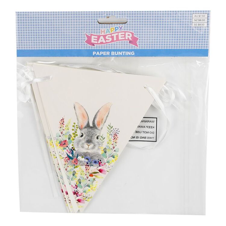 Happy Easter Paper Bunting