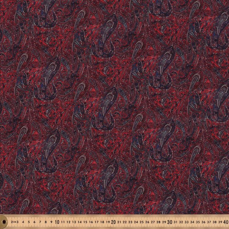 Large Paisley 112 cm Roma Lining Fabric
